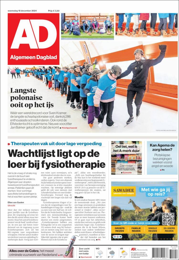 Portada de AD (Pa&iacute;ses Bajos)