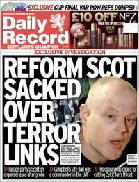 Portada de Daily Record (United Kingdom)