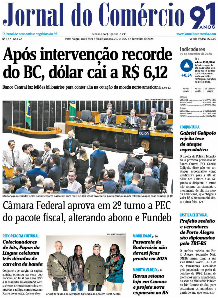 Portada de Jornal do Comércio (Brasil)