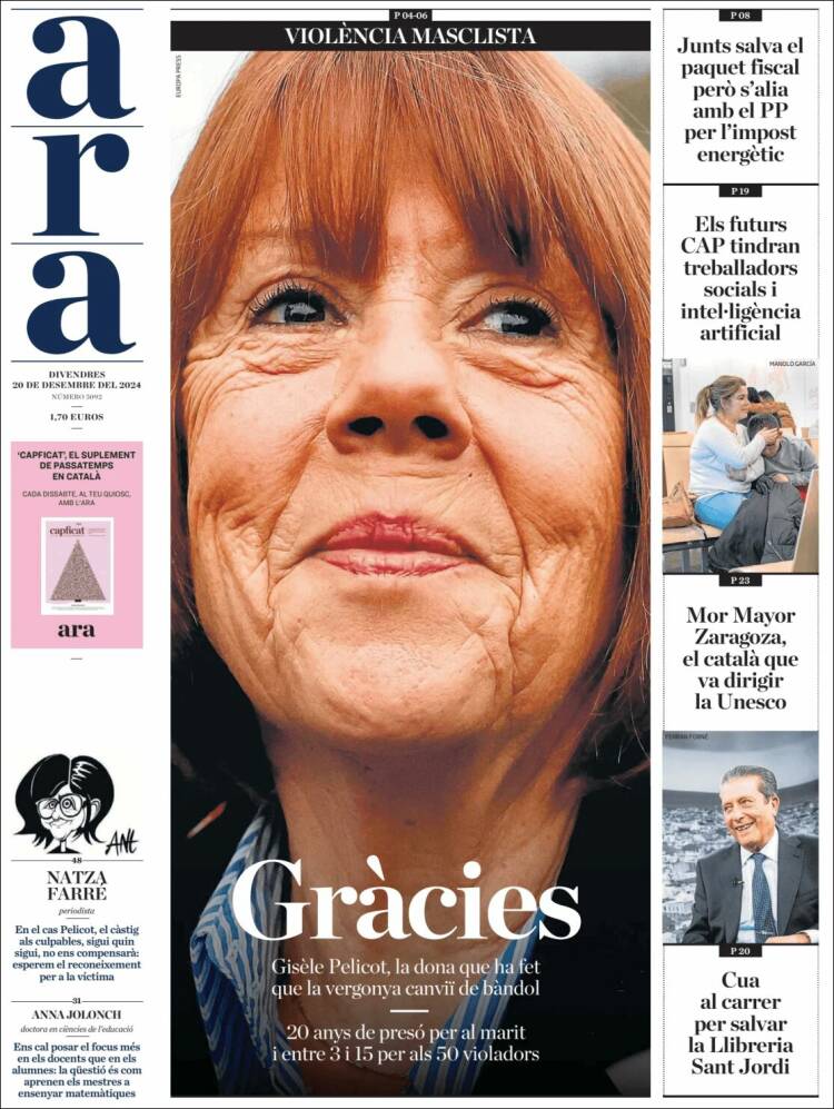 Portada de Ara (España)