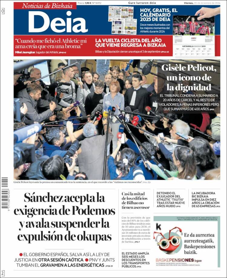 Portada de Deia (España)