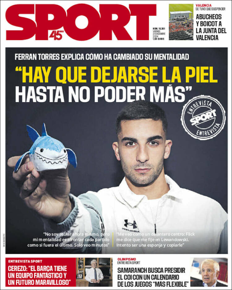 Portada de Sport (España)