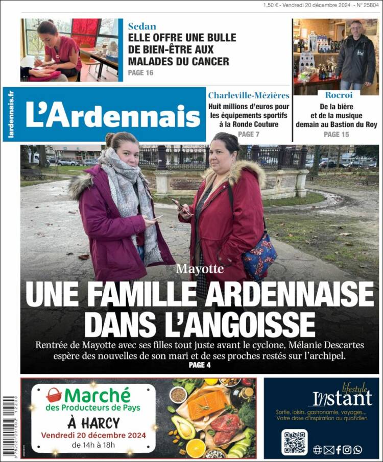 Portada de L'Ardenais (Francia)