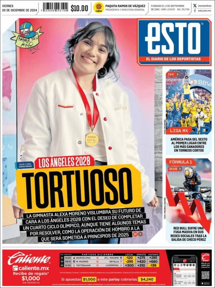 Portada de Esto (M&eacute;xico)