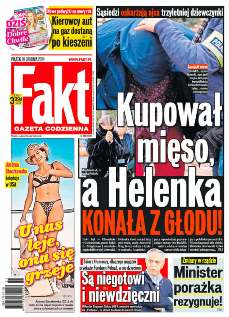 Portada de Fakt (Polonia)