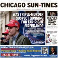 Portada de Chicago Sun-Times (USA)