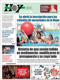 Portada de Diario Hoy (Argentina)