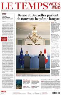 Portada de Le Matin (Switzerland)