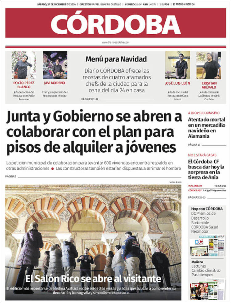 Portada de Diario de Córdoba (Spain)