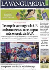 Portada de La Vanguardia (Spain)