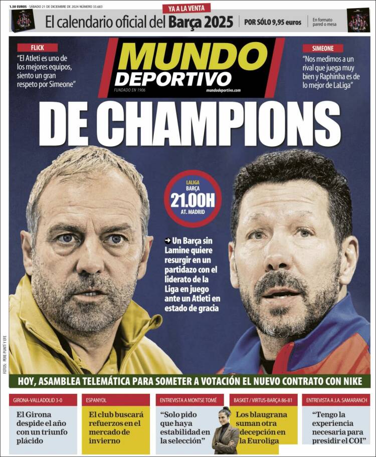 Portada de El Mundo Deportivo (España)