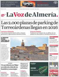 Portada de La Voz de Almería (Spain)