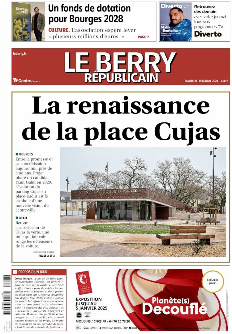 Portada de Berry Republicain (France)