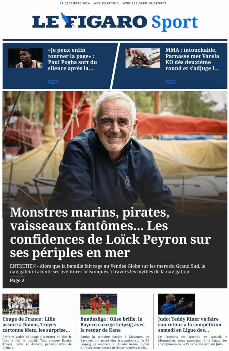 Portada de Le Figaro Sport (France)