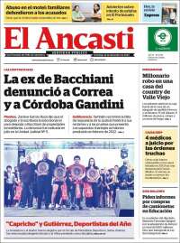 Portada de El Ancasti (Argentina)