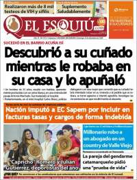 Portada de El Esquiu (Argentina)