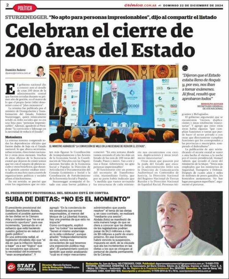 Portada de La Voz del Chaco (Argentina)