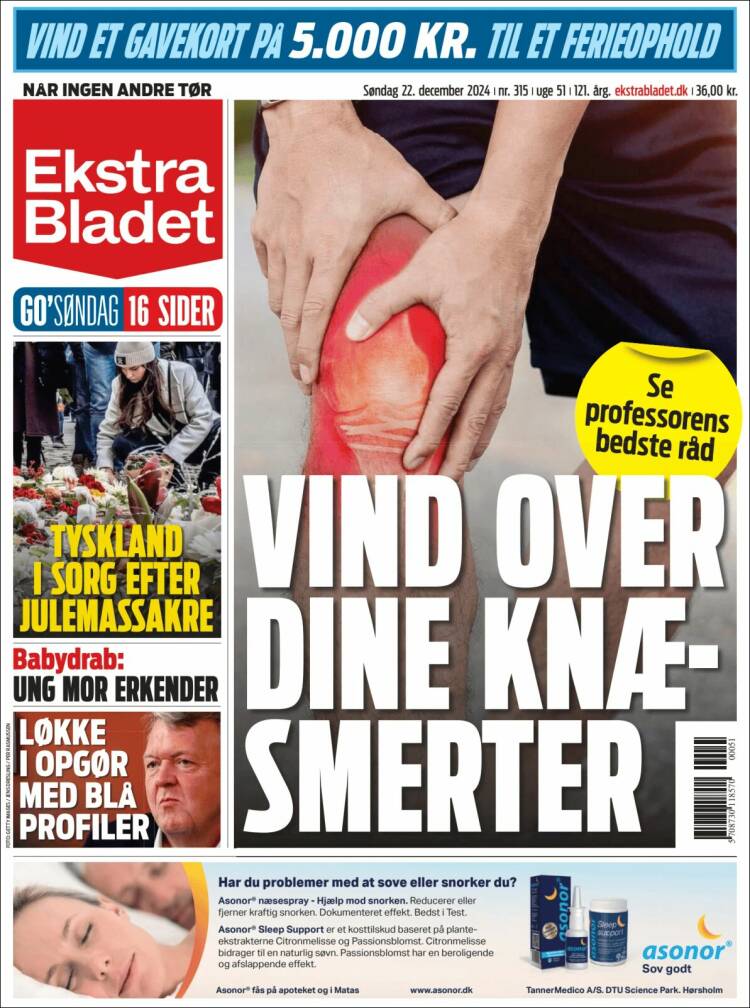 Portada de Ekstra Bladet (Denmark)