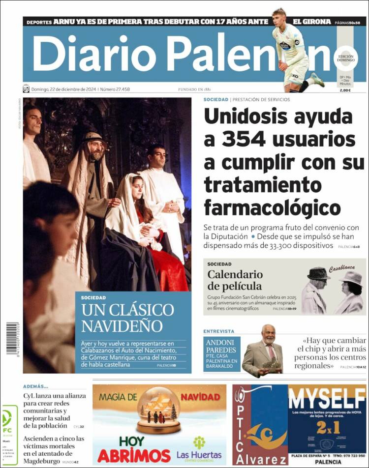 Portada de Diario Palentino (España)