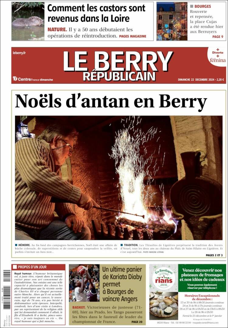 Portada de Berry Republicain (France)