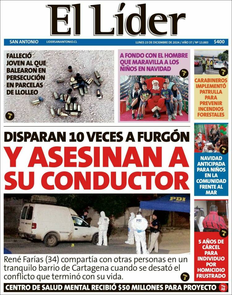 Portada de Lider de San Antonio (Chile)