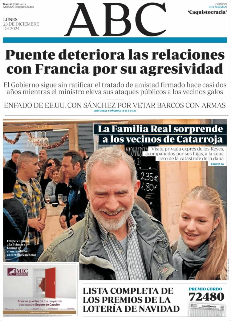 Portada de ABC (España)