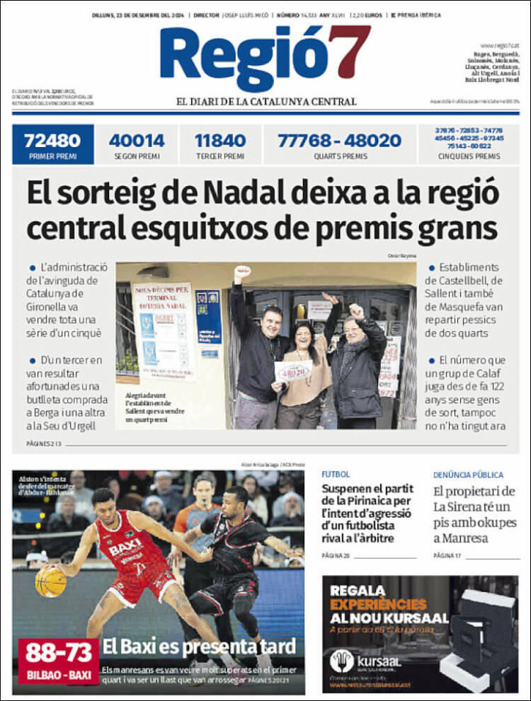 Portada de Regio7 (España)