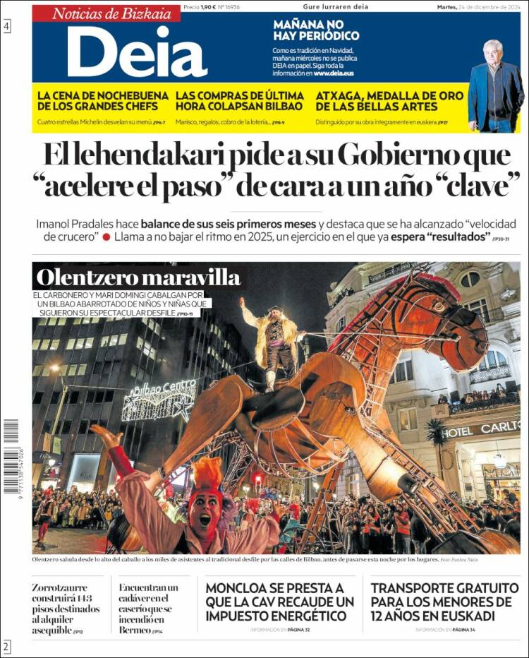 Portada de Deia (España)