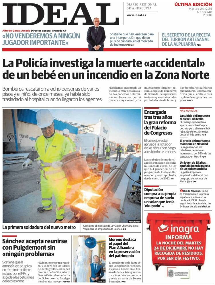 Portada de Ideal (España)