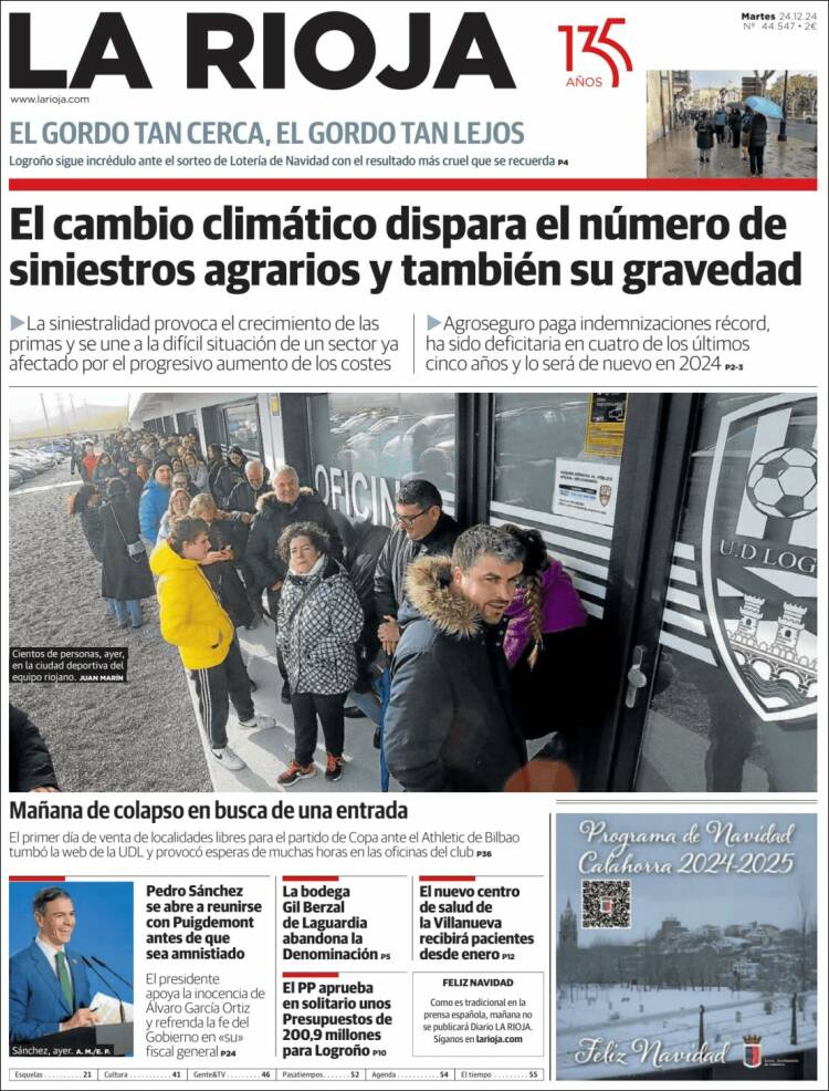 Portada de La Rioja (España)