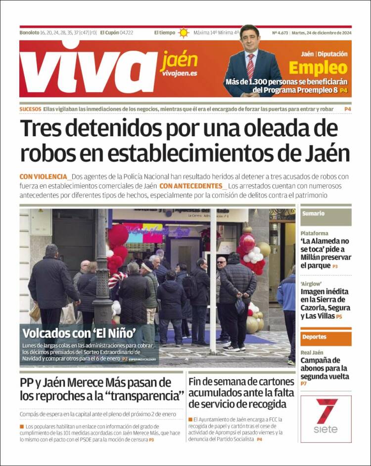 Portada de Viva Jaén (España)