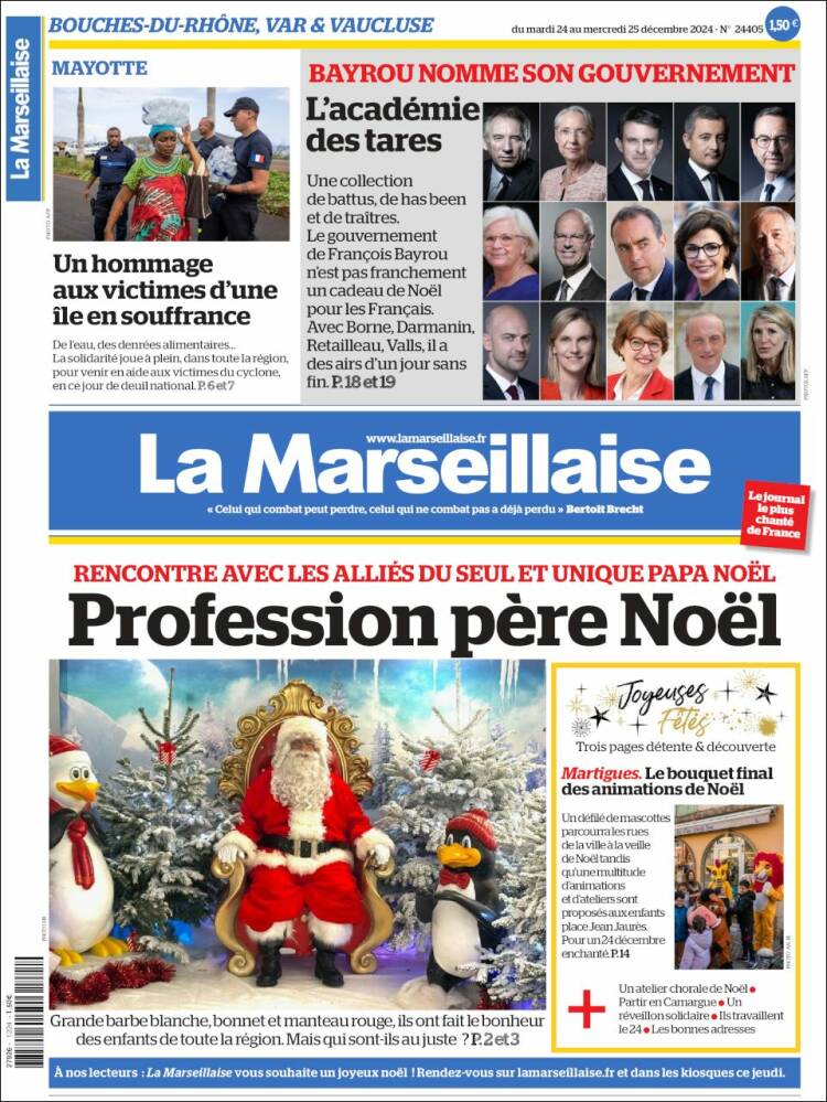 Portada de La Marseillaise (France)