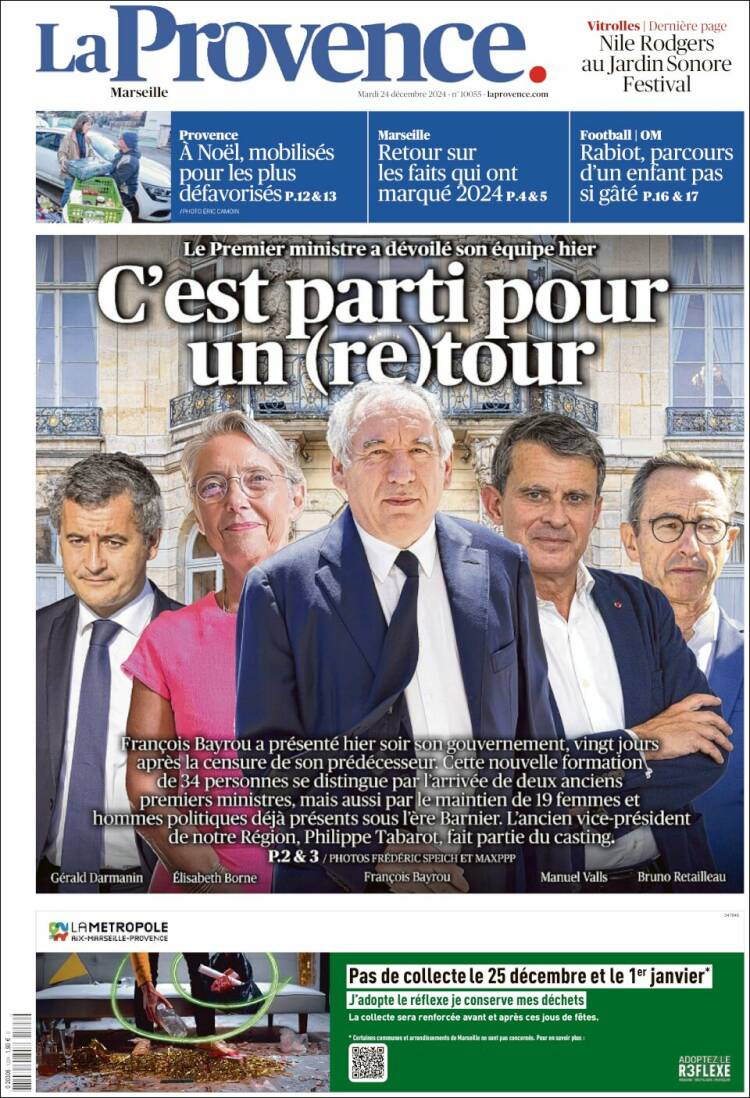 Portada de La Provence (France)