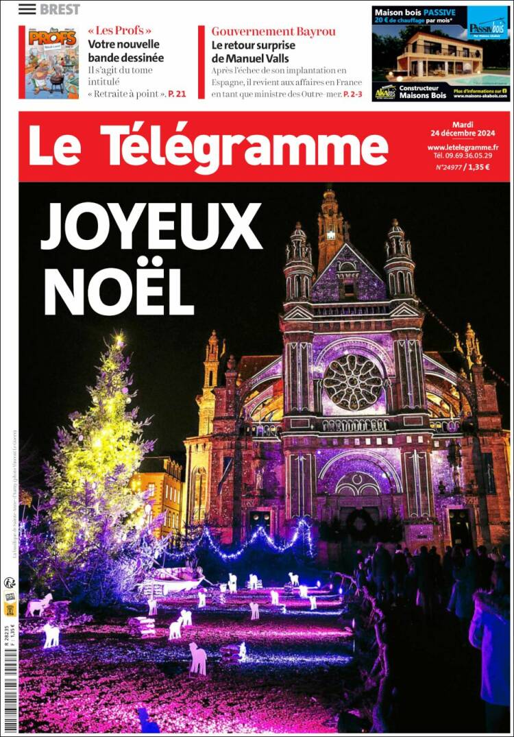 Portada de Télégramme (France)