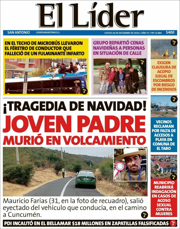 Portada de Lider de San Antonio (Chile)