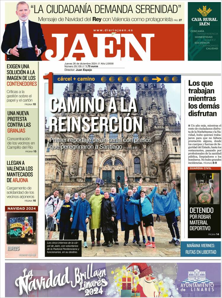 Portada de Diario Jaén (España)