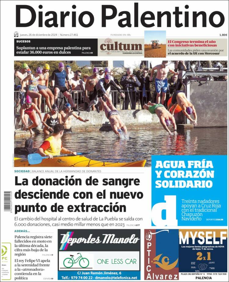 Portada de Diario Palentino (España)