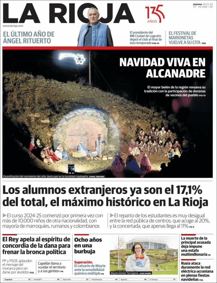 Portada de La Rioja (España)