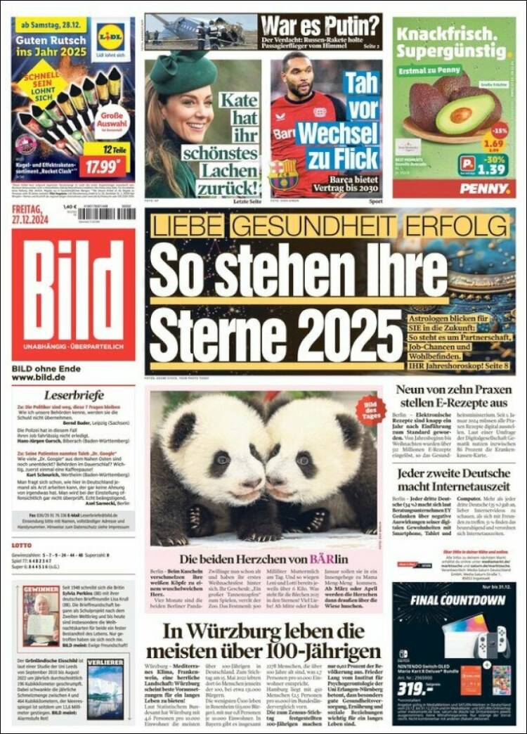 Portada de Bild (Alemania)