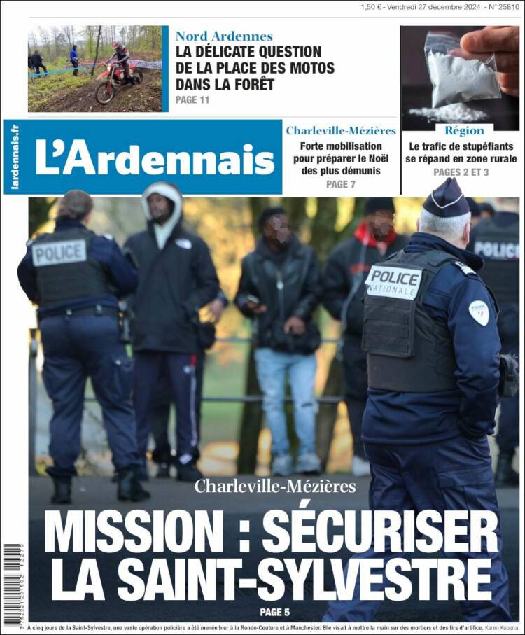 Portada de L'Ardenais (Francia)