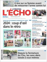 Portada de L'Echo de la Haute-Vienne (Francia)