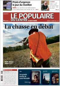 Portada de Le Populaire du Centre (Francia)