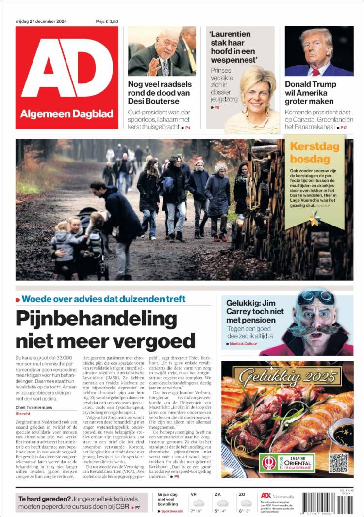 Portada de AD (Pa&iacute;ses Bajos)