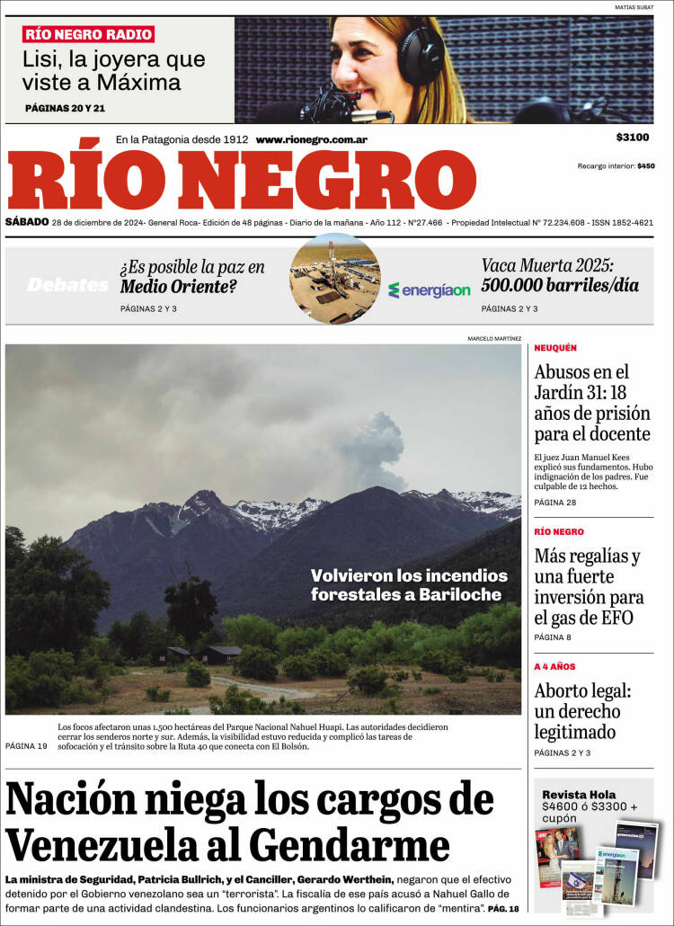 Portada de Rio Negro (Argentina)