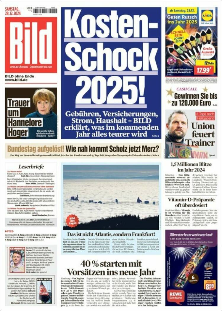 Portada de Bild (Alemania)