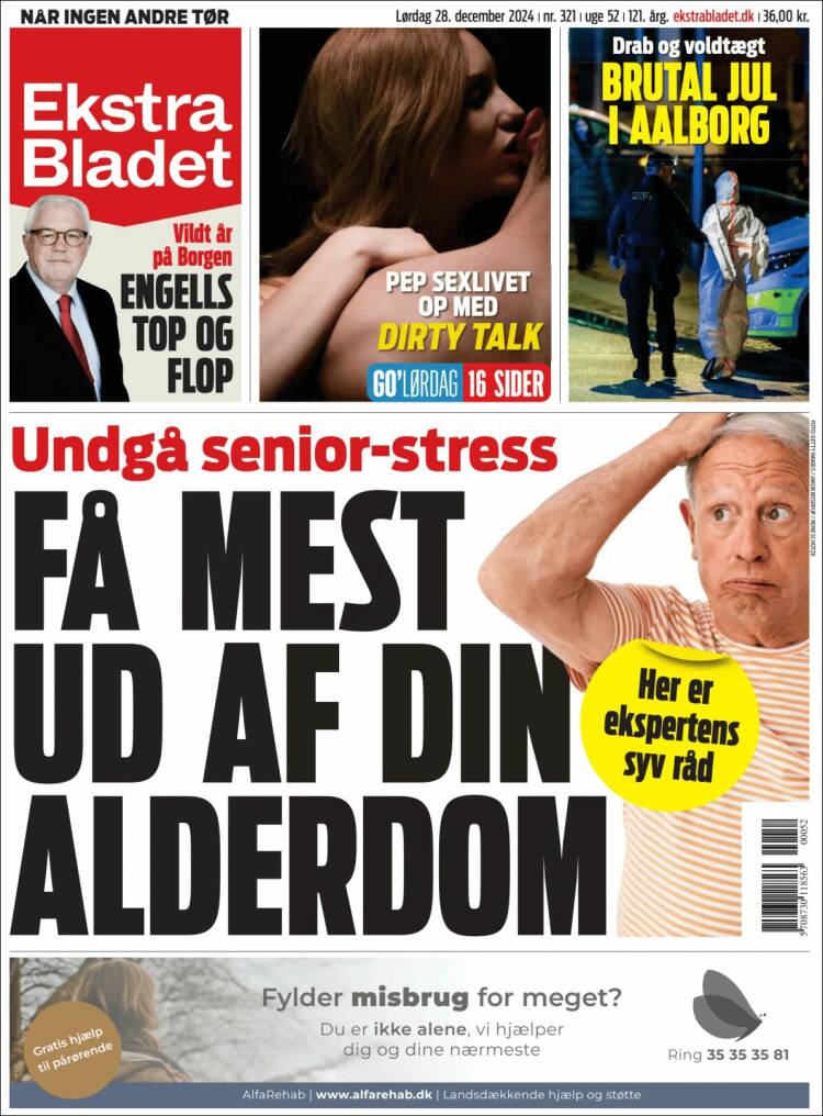 Portada de Ekstra Bladet (Dinamarca)