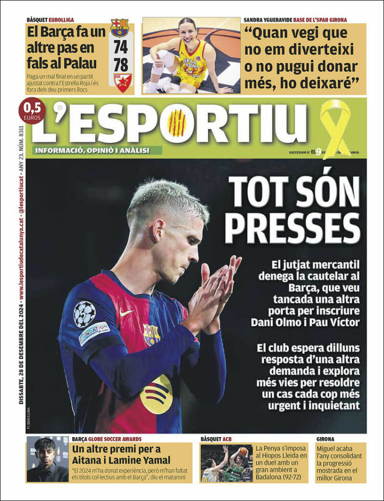 Portada de L'Esportiu (España)
