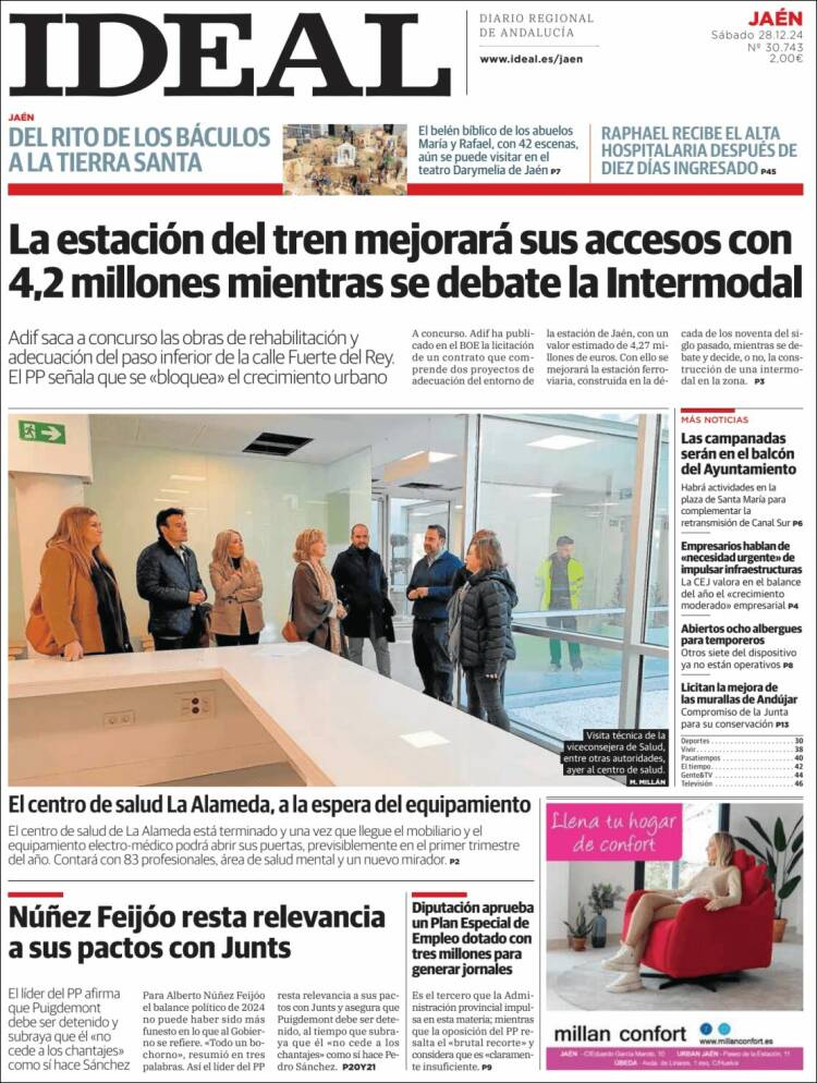 Portada de El Ideal de Jaén (España)