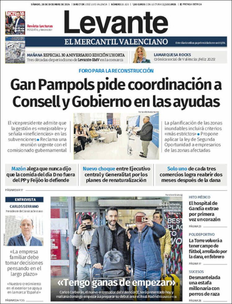 Portada de Levante (España)