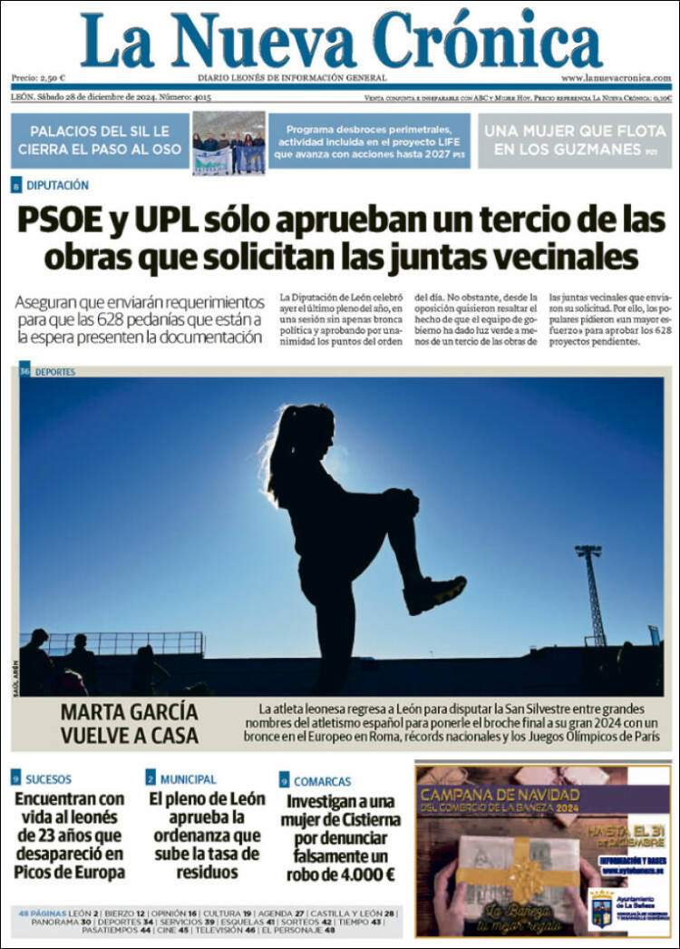 Portada de La Nueva Crónica (España)
